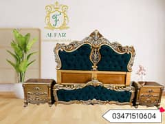 bed room furniture/bed set/dressing table/wooden double bed