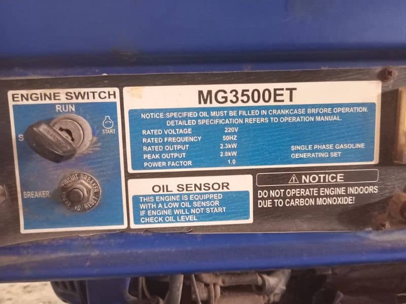 3.5 kw Generator Good Condition 1