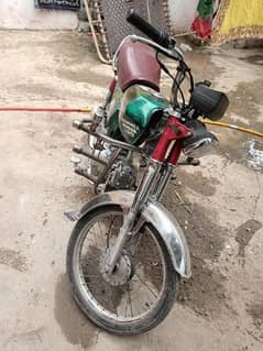 Pak star bike 70cc in vocher