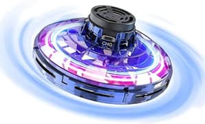 New) Rechargeable Flying Spinner With LED Light, for Kids