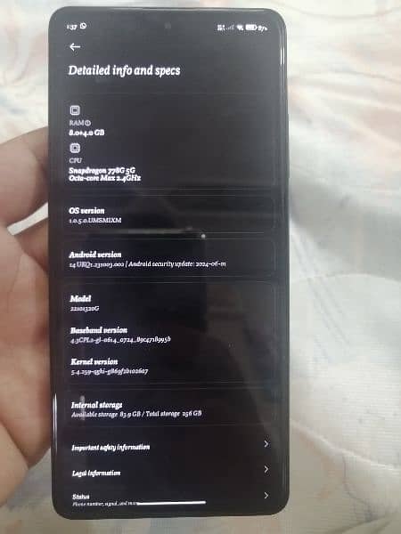 POCO X5 PRO 5G 8/256gb non pta 10/10 condition best for gaming. 1