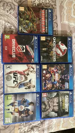Ps 4 games in good condition and reasonable price