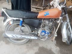 Honda 125 urgent for sale with double tanky and tapa