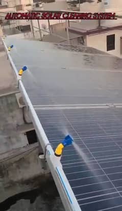 solar panel cleaning / automatic Washing / Sprinkler System