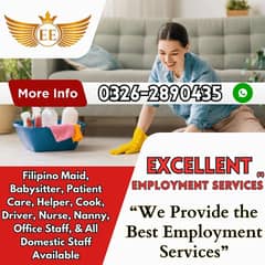 Maids House Maids Cook Nanny Chef Baby Sitter Nurse Maid Available etc