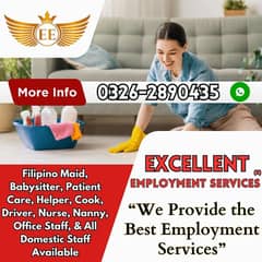 Cook House Maids Nanny Chef Baby Sitter Patient Care Maid Available