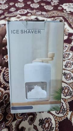 Ice shaver