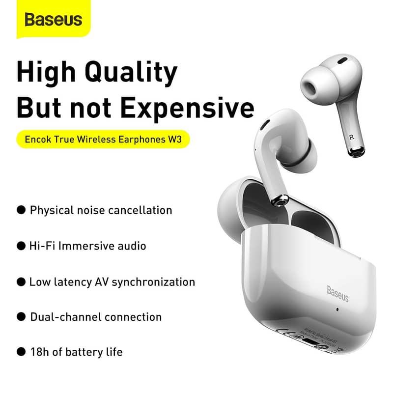 Baseus Encok W3 True Wireless Earbuds 0