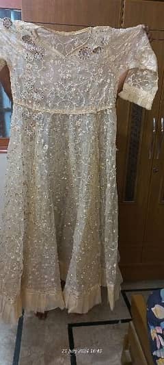 bridal formal maxi in gold color