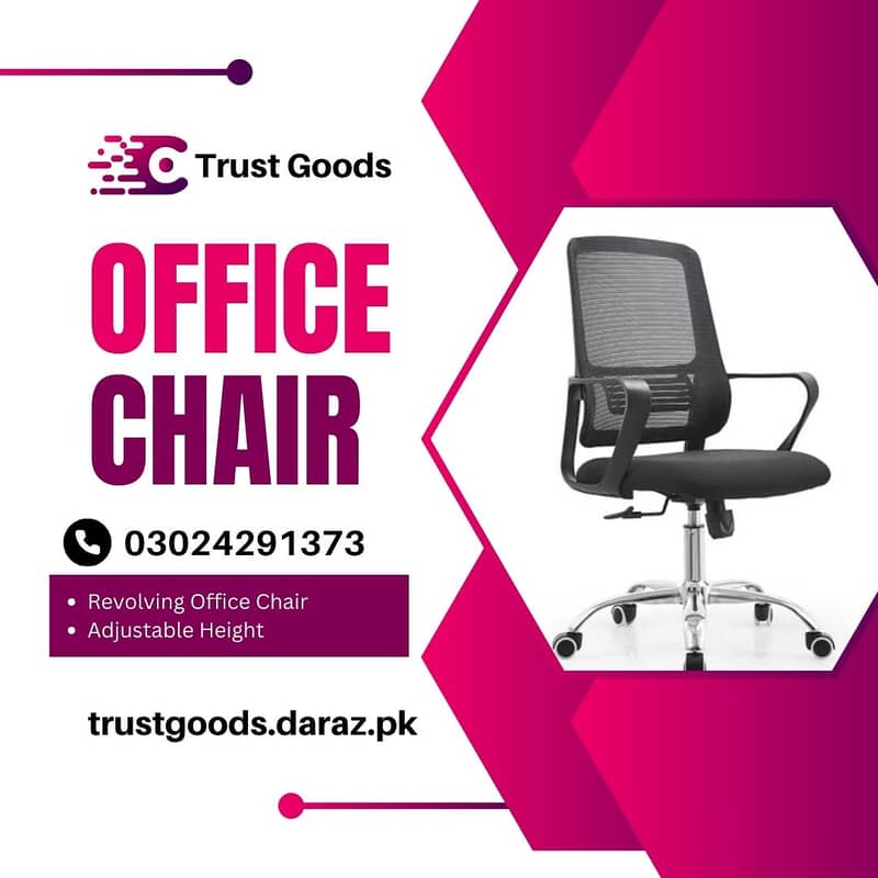 Office Chair, Chairs, Computer Chair, Revolving Chair, Study Chair 0