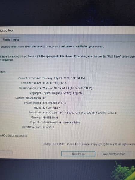 Hp 840 G3 i7 6th touch screen 4