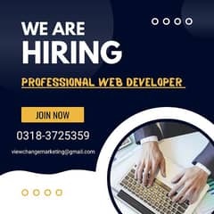 we required web developer