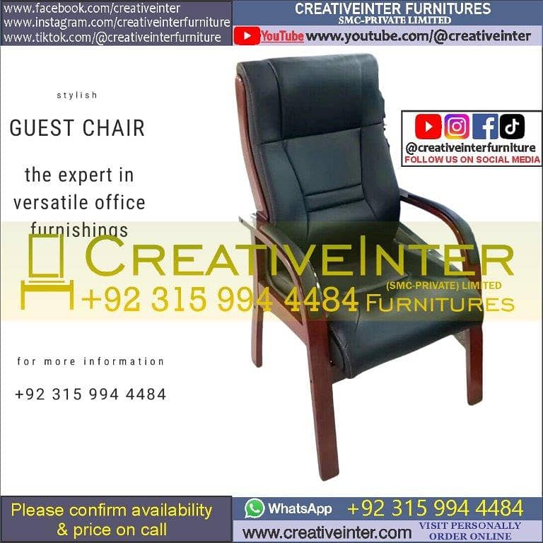 Office table chair CEO Executive Laptop Desk Study Sofa Computer 8