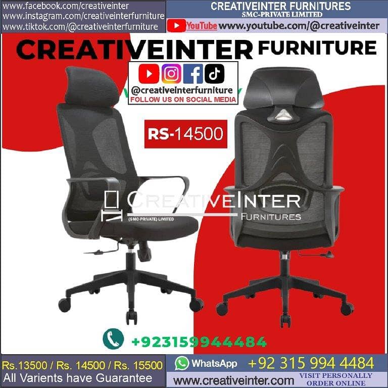 Office table chair CEO Executive Laptop Desk Study Sofa Computer 18