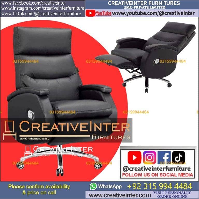 Office chair table CEO Executive Mesh Desk Staff Visitor High Back 19