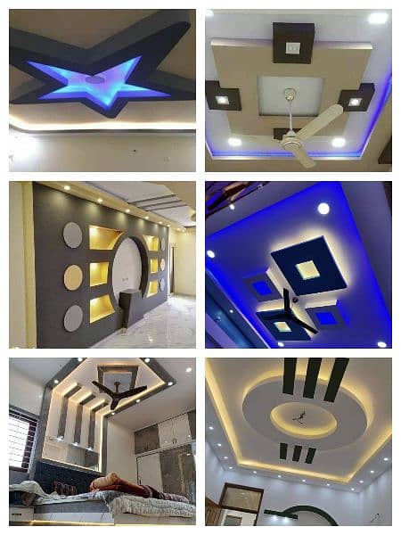 False Ceiling / Plastic Paris Ceiling /pop Ceiling / All Ceiling work 0