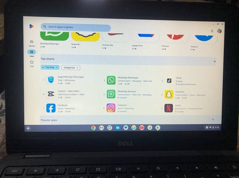 chrome Book 11 ( 3180 ) Touch Screen , play store , 4