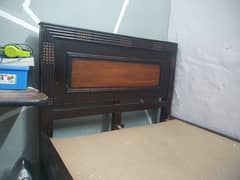 Solid Wood Single 2 Beds for Sale with one mattress