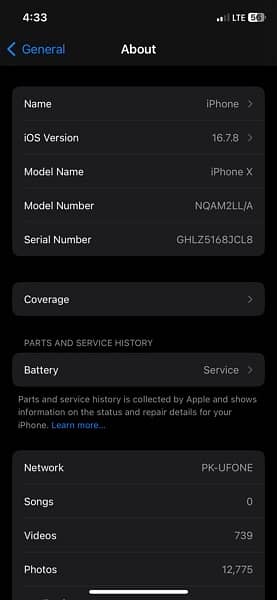 IPHONE X 256 PTA 2