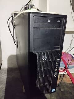 Hp Z420 pc 24 inch lcd