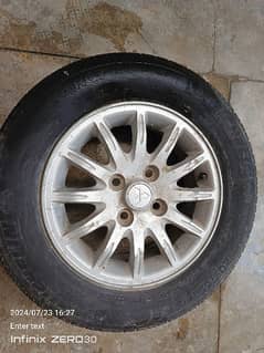 tyre and alloy rims for sale 205/65 R-15