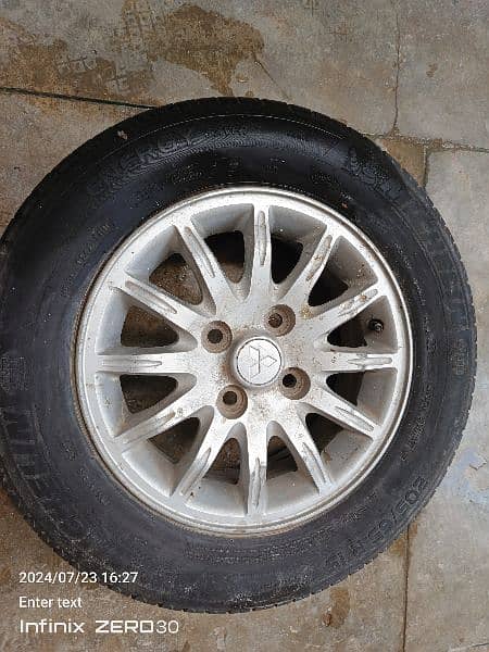 tyre and alloy rims for sale 205/65 R-15 0