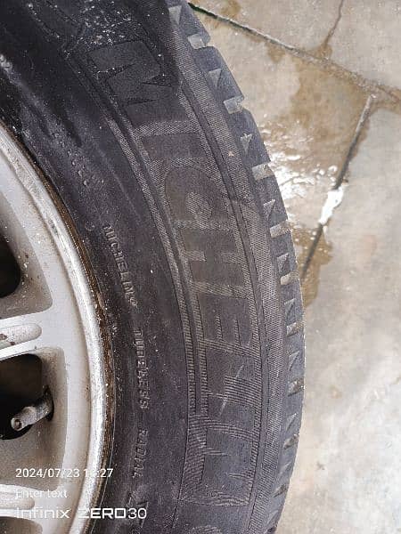 tyre and alloy rims for sale 205/65 R-15 3