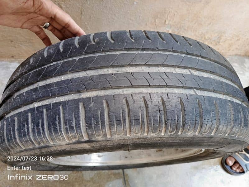 tyre and alloy rims for sale 205/65 R-15 4