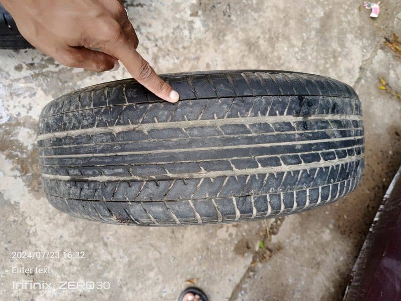 tyre and alloy rims for sale 205/65 R-15 14