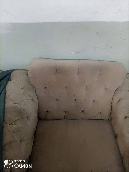 sofa for urgent sale+ sofa cover 3