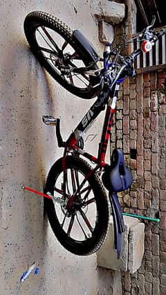 mountain bicycle with big tyres