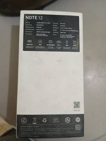 Infinix note 12 G96 2