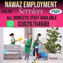 ALL DOMESTIC STAFF AVAILABLE COOK/HELPER/MAID