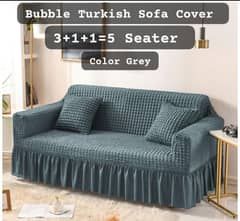 5 seater bubble turkish sofa cover