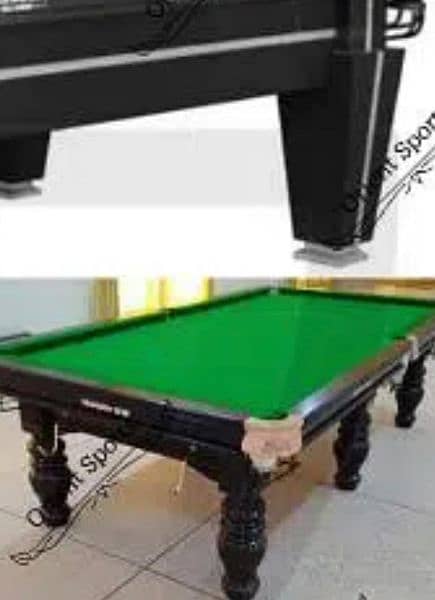 Table tennis/foosball/snooker/carrumbord 8