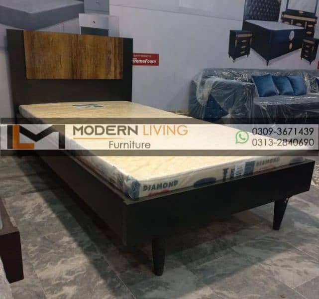 Modern Single bed best quality in your choice colours 1