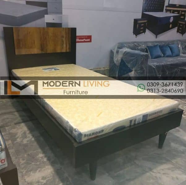 Modern Single bed best quality in your choice colours 2