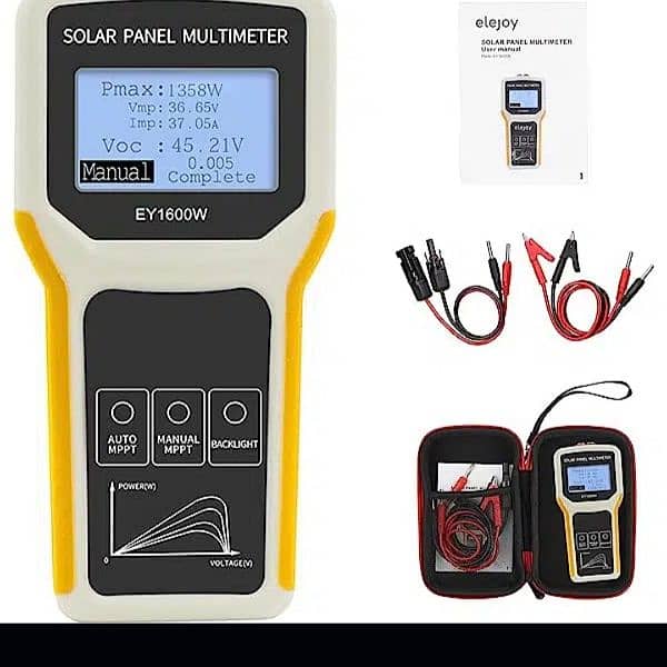 Elejoy 1600W Photovoltaic Solar Panel Multimeter Poly Solar Pane 1