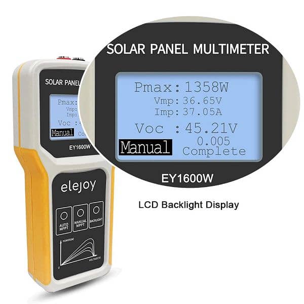 Elejoy 1600W Photovoltaic Solar Panel Multimeter Poly Solar Pane 4