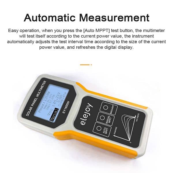 Elejoy 1600W Photovoltaic Solar Panel Multimeter Poly Solar Pane 6