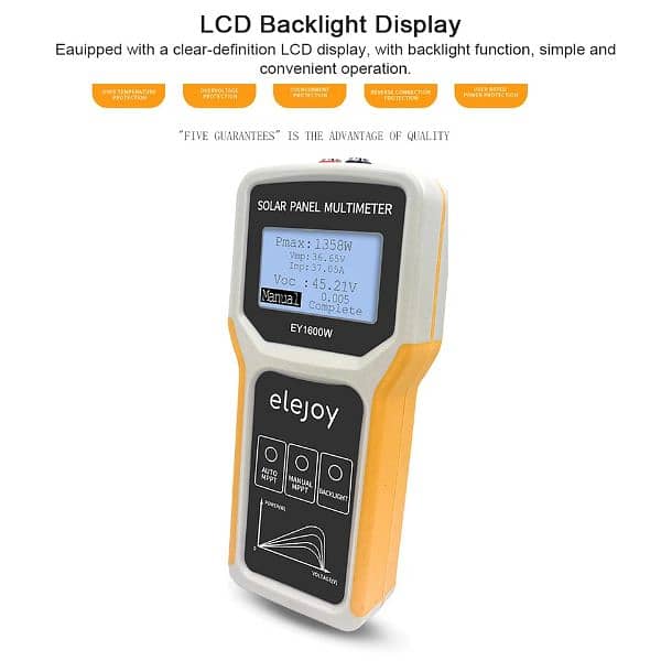 Elejoy 1600W Photovoltaic Solar Panel Multimeter Poly Solar Pane 7