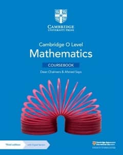 Digital Form Maths Cambridge o’level book by Ahmed Saya and D. chalmers