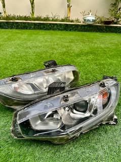 Honda Civic X Front OEM Headlights