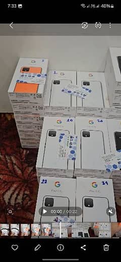 Google Pixel 4XL 6-64 and 6-128 Original Box pack Complete accessories