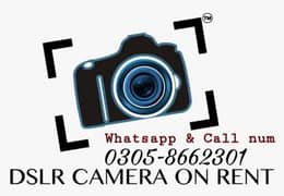 DSLR CAMERA FOR RENT ,RENT A CAMERA ,DSLR CAMERA ON RENT