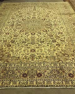 Handmade Persian Vintage Rug, 10x13 feet Qaleen | Homedecor Carpets