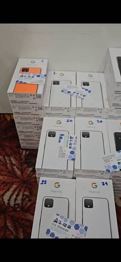 google pixel 4XL 6-64 and 6-128 brand new box pack (0309-6191780)