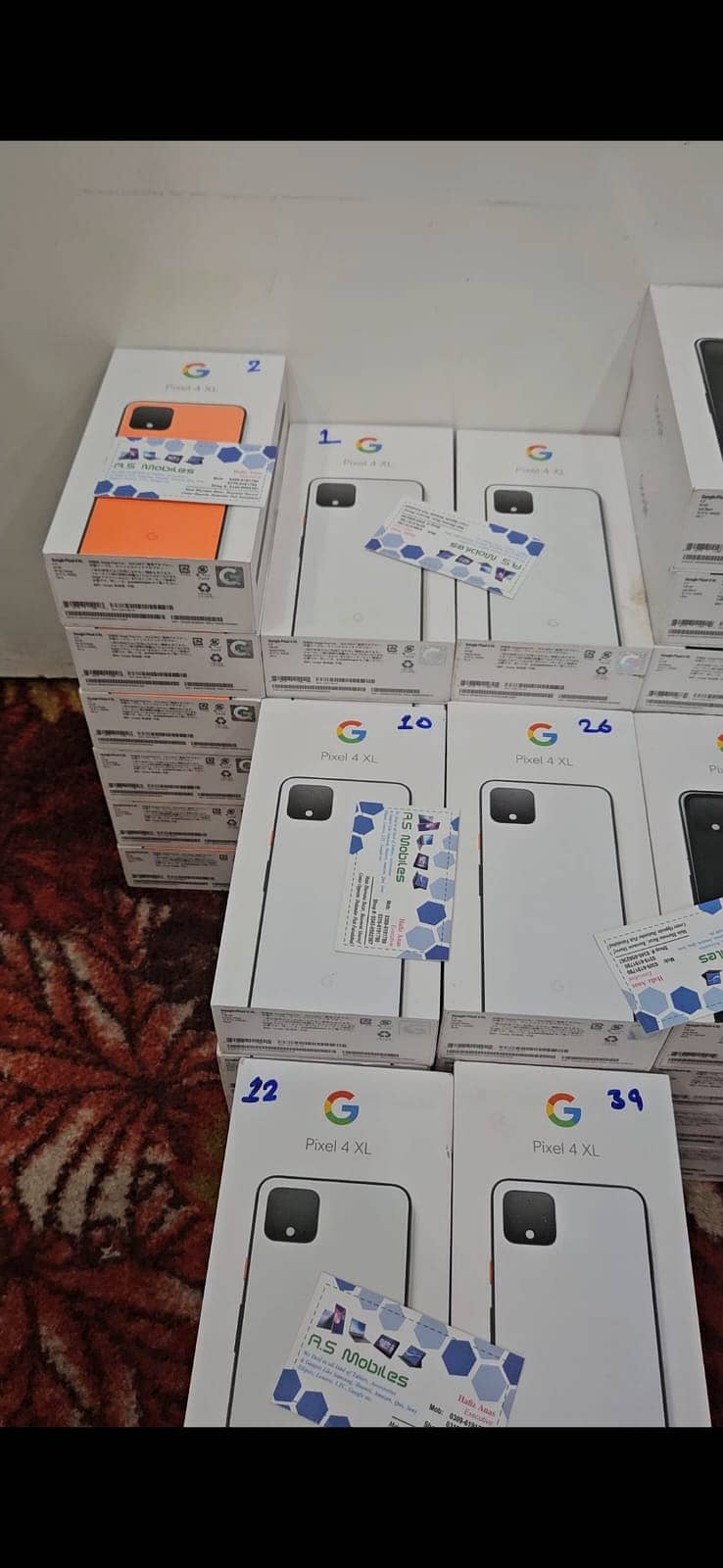 google pixel 4XL 6-64 and 6-128 brand new box pack (0309-6191780) 0