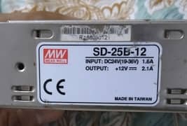 Taiwan Brand Mean Well Power Supply SD-25B-12