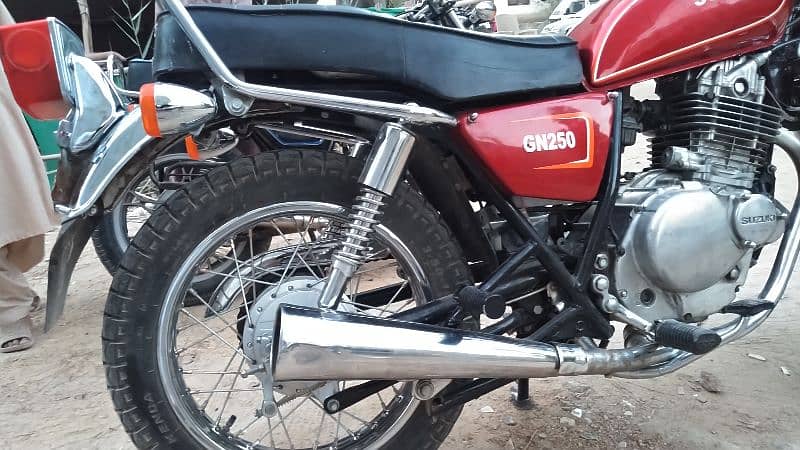 gn250 in good condition, lahore police auction letter short 0